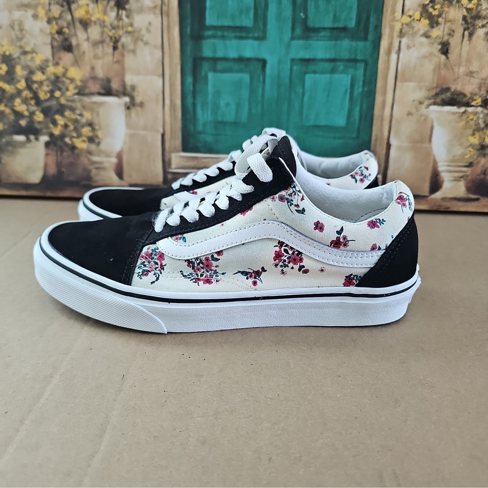 Vans Old Skool Daisy Floral VN0A38G116Z Mens 6.5 Women's 8